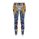 Cascading Grace Women's Cut & Sew Casual Leggings