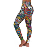 Rainbow Soul High Waisted Yoga Leggings