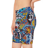 Cascading Grace Women's Bike Shorts