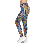 Cascading Grace Women's Casual Leggings