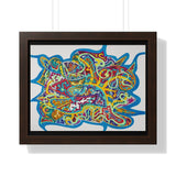 Framed Horizontal Poster Urabe Art Design - 2