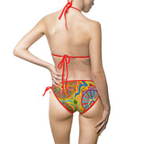 Multidimensional Women's Bikini Swimsuit