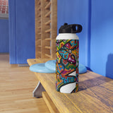 Rainbow Soul Stainless Steel Water Bottle, Standard Lid