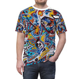 Cascading Grace Men's AOP Cut & Sew Tee