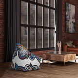 Cascading Grace Bean Bag Chair Cover