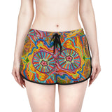 Multidimensional Women's Relaxed Shorts (AOP)
