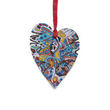 Cascading Grace Wooden Ornaments