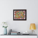 Framed Horizontal Poster Urabe Art Design - 3