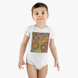 Multidimensional Onesie® Organic Baby Bodysuit