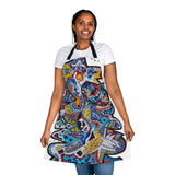 Cascading Grace Apron (AOP)