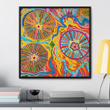 Multidimensional Gallery Canvas Wraps, Square Frame