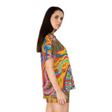 Multidimensional Women's Short Pajama Set (AOP)