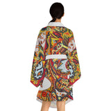 Spirit Dance Long Sleeve Kimono Robe