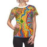 Multidimensional Women's AOP Cut & Sew Tee