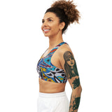 Cascading Grace Seamless Sports Bra (AOP)