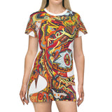 Spirit Dance All Over Print T-Shirt Dress