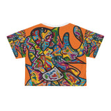 Rainbow Soul AOP Crop Tee