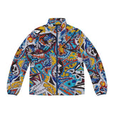 Cascading Grace Men's Puffer Jacket (AOP)