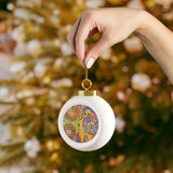 Multidimensional Christmas Ball Ornament