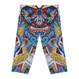 Cascading Grace Women's Capri Leggings