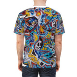 Cascading Grace Men's AOP Cut & Sew Tee