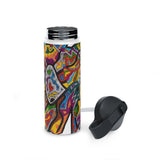 Rainbow Soul Stainless Steel Water Bottle, Standard Lid