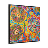 Multidimensional Gallery Canvas Wraps, Square Frame