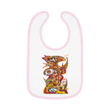 Spirit Dance Baby Contrast Trim Jersey Bib