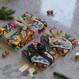 Rainbow Soul 100% Organic Gift Wrapping Paper Rolls, 1pc
