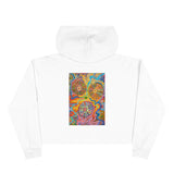 Multidimensional Crop Hoodie