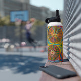 Multidimensional Stainless Steel Water Bottle, Standard Lid