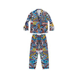 Cascading Grace Women's Satin Pajamas (AOP)