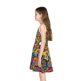 Rainbow Soul Girls' Sleeveless Sundress (AOP)