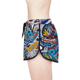 Cascading Grace Women's Relaxed Shorts (AOP)