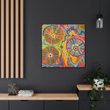 Multidimensional Gallery Canvas Wraps, Square Frame