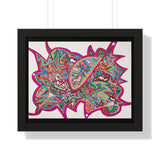 Framed Horizontal Poster Urabe Art Design - 4
