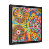 Multidimensional Gallery Canvas Wraps, Square Frame
