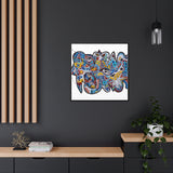 Cascading Grace Gallery Canvas Wraps, Square Frame