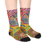 Multidimensional Mid-length Socks