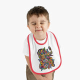 Rainbow Soul Baby Contrast Trim Jersey Bib