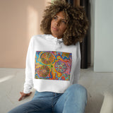 Multidimensional Crop Hoodie