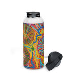 Multidimensional Stainless Steel Water Bottle, Standard Lid