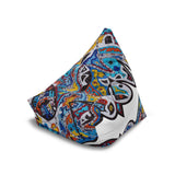 Cascading Grace Bean Bag Chair Cover