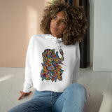Rainbow Soul Crop Hoodie