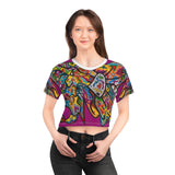 Rainbow Soul AOP Crop Tee