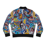 Cascading Grace Women's Bomber Jacket (AOP)