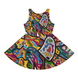 Rainbow Soul Girls' Sleeveless Sundress (AOP)