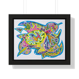 Framed Horizontal Poster Urabe Art Design - 6
