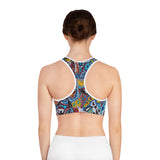 Cascading Grace Sports Bra (AOP)
