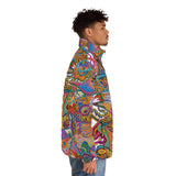 Freedom Men's Puffer Jacket (AOP)